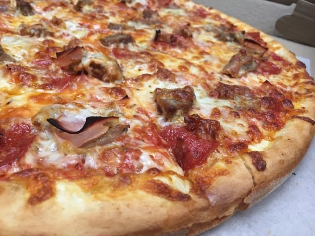 Meat lovers pizza.